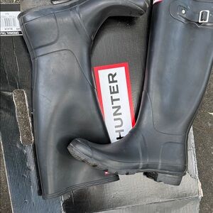 Hunter Women’s  Classic Black Rain Boots